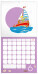 NOTIQUE Poznámkový kalendár Malý princ Plastic 2027, PLASTIC FREE, 30 x 30 cm - pgp-36347_kal - variant Pg PGP-36347