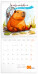 NOTIQUE Grid calendar Cheeky Capybaras 2027, 30 x 30 cm - pgp-37894-z_kal - variant Pg PGP-37894-Z
