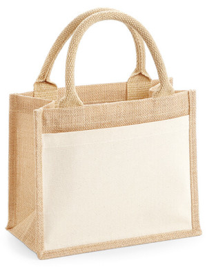 WM425 Cotton Pocket Jute Gift Bag - Reklamnepredmety