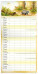 NOTIQUE Rodinný plánovací kalendár Zvieratká 2027, 30 x 30 cm - pgp-36987-sk_kal - variant Pg PGP-36987-SK