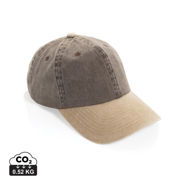 Dvojfarebná šiltovka BEAU AWARE™ Washed, 6 panelov