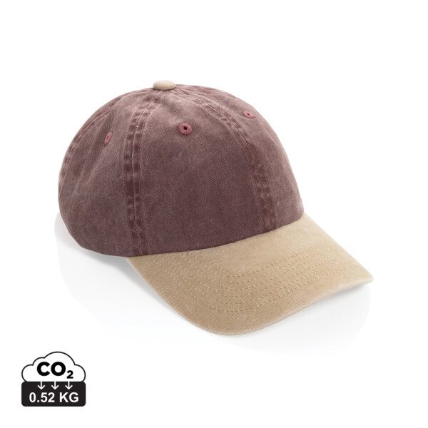 Dvojfarebná šiltovka BEAU AWARE™ Washed, 6 panelov