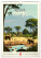 NOTIQUE Nástenný kalendár Vintage plagáty – ďaleké kraje 2027, 33 x 46 cm - pgn-36360_09 - variant Pg PGN-36360
