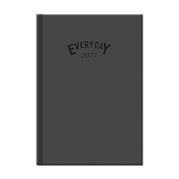 Denný diár A5 Everyday sivý 2027