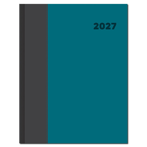Manager diár A4 DOLCETTO sivo tyrkysový 2027