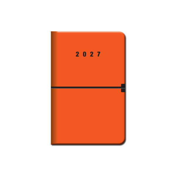 Mini diár A6 CAPRI oranžový 2027