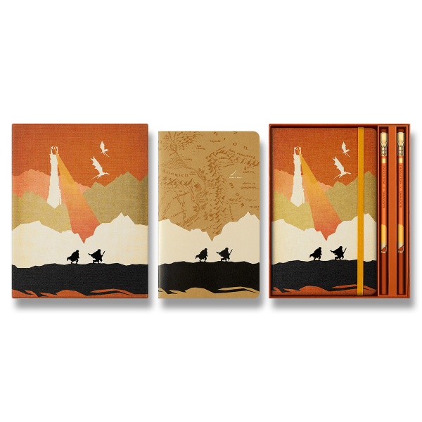 Súprava Moleskine Lord of the Rings - L, zápisník, zošit, ceruzky, zberateľská edícia