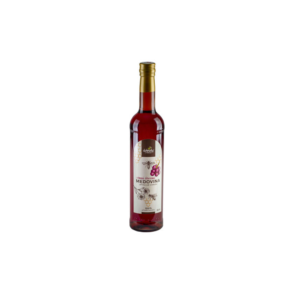 Červená vínna medovina 500 ml