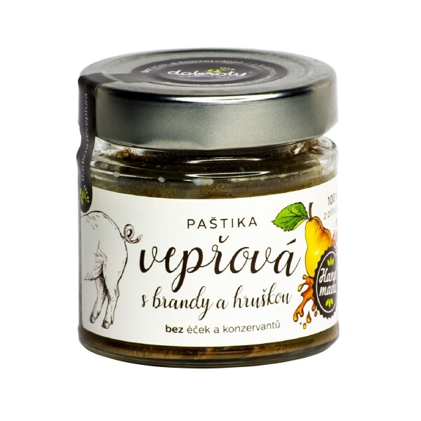 Bravčová paštéta s brandy a hruškou 150 g
