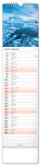 NOTIQUE Nástenný kalendár Krajina CZ/SK 2027, 12 x 48 cm - pgn-36839-l_02 - variant Pg PGN-36839-L