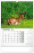 NOTIQUE Nástenný kalendár Poľovnícky CZ 2027, 33 x 46 cm - pgn-36860-l_07 - variant Pg PGN-36860-L