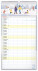 NOTIQUE Nástenný kalendár Rodinný plánovací XXL 2027, 33 x 64 cm - pgn-36868-sk_02 - variant Pg PGN-36868-SK