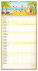 NOTIQUE Nástenný kalendár Rodinný plánovací XXL 2027, 33 x 64 cm - pgn-36868-sk_07 - variant Pg PGN-36868-SK