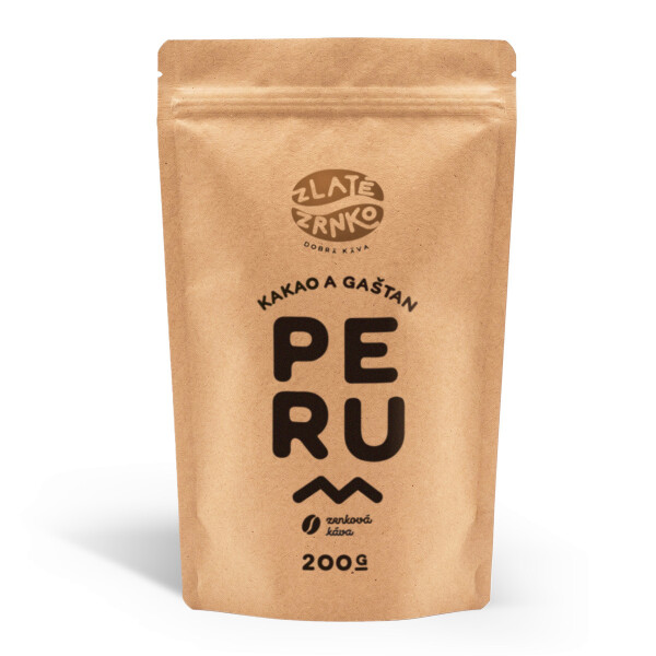 Zrnková káva Peru (100% arabika s jediným pôvodom)
