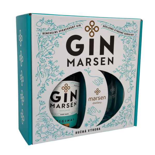 Darčekové balenie Gin Marsen Original 42% + pohár