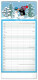 NOTIQUE Nástenný kalendár Rodinný plánovací Krtko CZ 2027, 21 x 42 cm - pgn-36866-l_01 - variant Pg PGN-36866-L