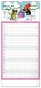 NOTIQUE Nástenný kalendár Rodinný plánovací Krtko CZ 2027, 21 x 42 cm - pgn-36866-l_02 - variant Pg PGN-36866-L