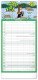 NOTIQUE Nástenný kalendár Rodinný plánovací Krtko CZ 2027, 21 x 42 cm - pgn-36866-l_03 - variant Pg PGN-36866-L