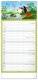 NOTIQUE Nástenný kalendár Rodinný plánovací Krtko CZ 2027, 21 x 42 cm - pgn-36866-l_06 - variant Pg PGN-36866-L
