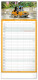 NOTIQUE Nástenný kalendár Rodinný plánovací Krtko CZ 2027, 21 x 42 cm - pgn-36866-l_07 - variant Pg PGN-36866-L