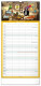 NOTIQUE Nástenný kalendár Rodinný plánovací Krtko CZ 2027, 21 x 42 cm - pgn-36866-l_11 - variant Pg PGN-36866-L