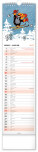NOTIQUE Nástenný kalendár Krtko CZ/SK 2027, 12 x 48 cm - pgn-36843-l_01 - variant Pg PGN-36843-L