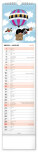 NOTIQUE Nástenný kalendár Krtko CZ/SK 2027, 12 x 48 cm - pgn-36843-l_08 - variant Pg PGN-36843-L