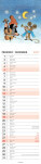 NOTIQUE Nástenný kalendár Krtko CZ/SK 2027, 12 x 48 cm - pgn-36843-l_12 - variant Pg PGN-36843-L