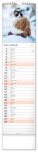 NOTIQUE Nástenný kalendár Mačky CZ/SK 2027, 12 x 48 cm - pgn-36844-l_02 - variant Pg PGN-36844-L