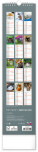 NOTIQUE Nástenný kalendár Mačky CZ/SK 2027, 12 x 48 cm - pgn-36844-l_zad - variant Pg PGN-36844-L