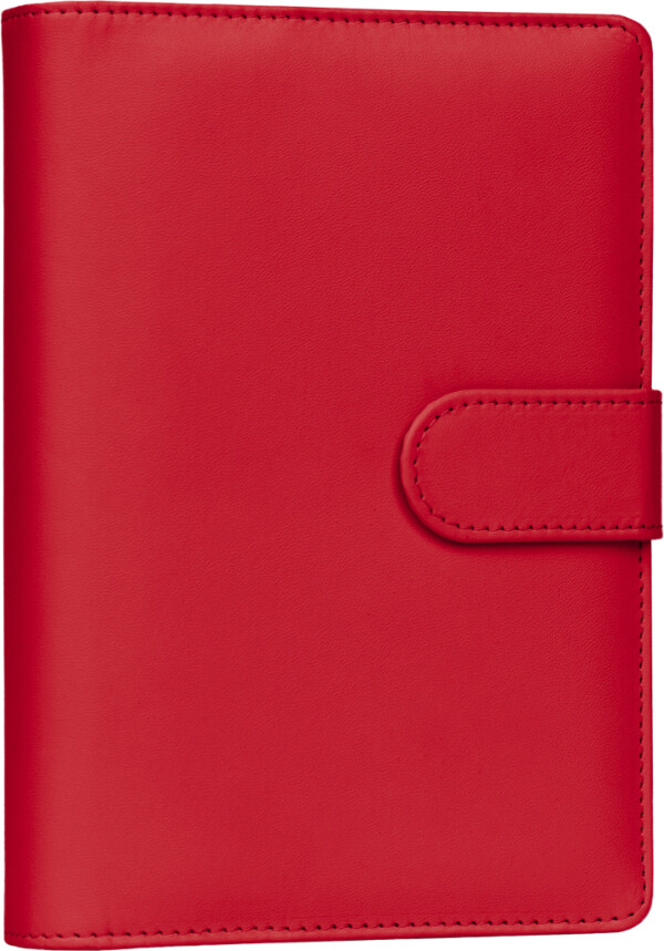 NOTIQUE Refill – Týždenný diár s krúžkovou väzbou 2027, jasnočervený, 12,5 x 19 cm