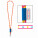Vytlačená vzorka Lanyard TUBE Long (Ø 7 mm) — fluorescenčná žltá