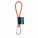 Vytlačená vzorka Lanyard NAUTIC Short (Ø 7 mm) — fluorescenčná oranžová