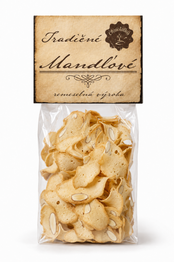 Chrústalky tradičné mandľové, 80 g