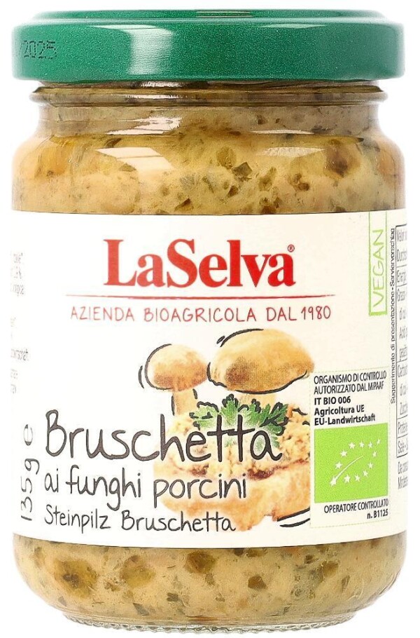 Hubová bruschetta Organic 135 g
