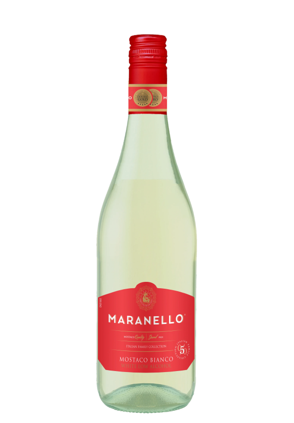 Nízkoalkoholické víno – Maranello Bianco Frizzante 5,5 %