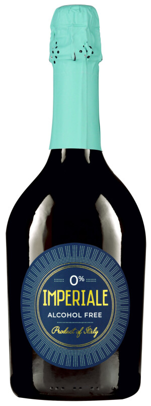 Nealkoholické šumivé víno – Domus Vini Imperiale 0% Spumante — tyrkysová