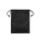 GIFT BAG M. Stredne veľké netkané vrecko (60 g/m²) tepelne zatavené, 250 x 320 mm — čierna