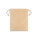GIFT BAG M. Stredne veľké netkané vrecko (60 g/m²) tepelne zatavené, 250 x 320 mm — hnedá svetlá