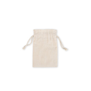GIFTWRAP S. Malá taška, 100 % bavlna,140 x 220 mm — prírodná