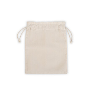 GIFTWRAP M. Stredne veľká taška, 100 % bavlna, 250 x 320 mm — prírodná