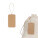 LABEL RECTANGULAR. Obdĺžniková etiketa vyrobená zo 100 % recyklovaného papiera (700 g/m²) - 93671-set - variant 