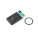 CONNOR. Magnetické puzdro na karty vyrobené z PU kože, ľahko sa pripevňuje na zadnú stranu mobilného telefónu, s RFID blokovaním - 95130-103-c-logo - variant 