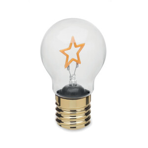 LUMIGLOW Dekoratívna LED žiarovka — žltá