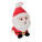 GLEEFUL Plyšová figúrka Santa — červená