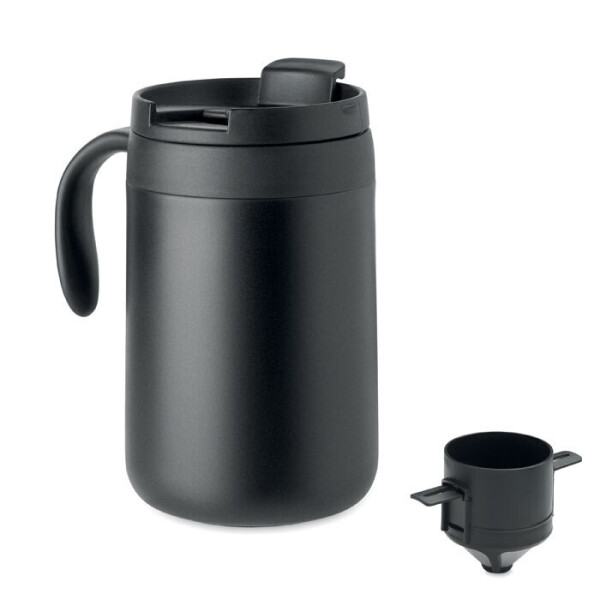 CAFETITO Termohrnček s kávovým filtrom