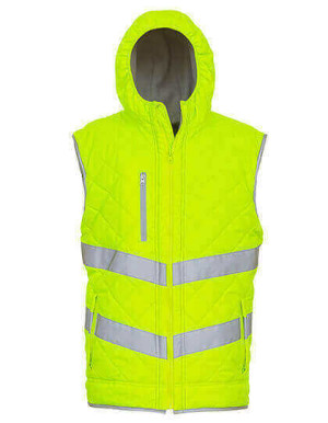 YK007 Hi-Vis vesta s kapucňou Kensington - Reklamnepredmety