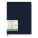 Diár Moleskine 2027 - tvrdé dosky, XL, týždenný, čierny a modrý — modrá