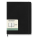 Diár Moleskine 2027 - mäkké dosky, XL, týždenný, čierný a modrý — čierna