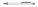 CAGERI SOFT_ECONOMY RE guľôčkové pero kov — biela 136x10 mm